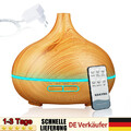 550 ml Ultraschall Luftbefeuchter Aroma Diffuser Diffusor Humidifier 7 LED Farbe