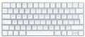 Apple Magic Keyboard Wireless Bluetooth, weiss, DEUTSCH