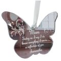Mutter der Braut Geschenk Personalisierte Hochzeit Erinnerungsstücke MOB Schmetterling Mama Bräutigam