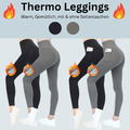Frentree® Thermoleggings Damen mit Fleece Gefütterte Thermo Leggings für Winter 