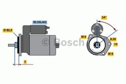 BOSCH Starter Anlasser Startanlage ohne Pfand 0 986 016 800