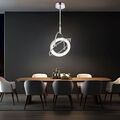 Hängelampe Pendellampe Küchenlampe Ring beweglich LED Esszimmerleuchte H 96 cm