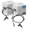 2x ABAKUS ABS-SENSOR RADDREHZAL HINTEN passend für PEUGEOT 206 | 120-03-081