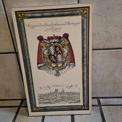 vintage Münchner Wappen Bild-Druck hinter Plexiglas