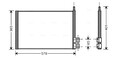 Kühler Klimaanlagen – Kondensator FDA5328 AVA QUALITY COOLING für FORD MAZDA