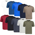 T-Shirt Herren Übergröße Doppelpack Baumwolle Rundhals kurzarm Große Größen 18XL