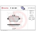 Bremsbelagsatz Scheibenbremse Brembo P50091 Prime Line für Mercedes Benz