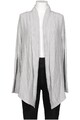 Peter Hahn Strickjacke Damen Cardigan Jacke Gr. EU 40 Grau #k6lg21v