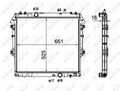 NRF 58491 Kühler, Motorkühlung für TOYOTA