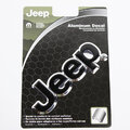 Original JEEP Logo Wrangler Mopar Chrom Emblem Aluminium Alu Aufkleber Decal NEU