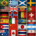 Blechschilder Schilder 20x30cm Fahnen Flaggen Nationalflaggen Nationen Länder