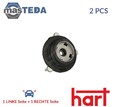 446 841 FEDERBEINLAGER DOMLAGER PAAR VORNE HART 2PCS FÜR PEUGEOT 407 SW,407
