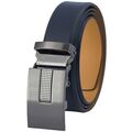 LINDENMANN Ledergürtel Herren / Gürtel Herren Automatik, marine