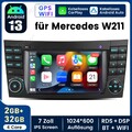 Für Mercedes Benz E-Class W211 W219 Autoradio Android13 GPS Nav CarPlay SWC DAB+