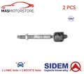 AXIALGELENK SPURSTANGE VORNE SIDEM 63612 2PCS H NEU OE QUALITÄT