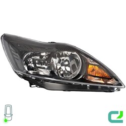 Hauptscheinwerfer rechts Halogen H7/H1 HELLA für Ford Focus II (DA_, HCP, DP)
