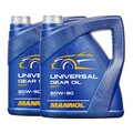 8 (2x4) Liter MANNOL SAE 80W-90 Universal Getriebeöl/ Schaltgetriebe/ API GL4