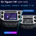 4+64G Für VW Golf VI 2007-2016 8 Kern CarPlay Android 13 Autoradio GPS Navi RDS