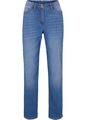 Thermo-Jeans mit Push-up-Effekt Bequembund Straight Gr. 38 Blau Damen-Hose Neu