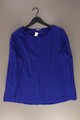 ✨ Street One Longsleeve-Shirt Regular Shirt für Damen Gr. 46, XL Langarm blau ✨