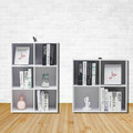 Raumteiler 4/6 Fächer Raumtrenner Regal Bücherregal Standregal Wandregal Weiß