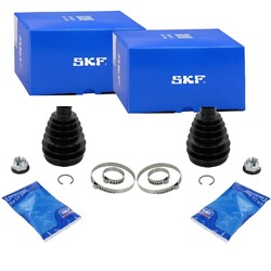2X SKF ACHSMANSCHETTEN SATZ RADSEITIG passend für DACIA DUSTER RENAULT CAPTUR CL