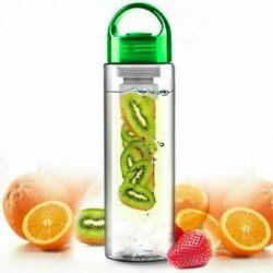  Trinkflasche mit Fruchteinsatz Infuser Wasserflasche Sportflasche Sport 700ml