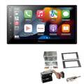 Pioneer Radio WiFi Apple CarPlay Android Auto für Ford C-Max 2003-2007 schwarz