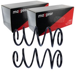 2X MAXGEAR FAHRWERKSFEDERN VORNE PASSEND FÜR VW POLO LINKS+RECHTS
