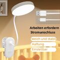 LED Klemmleuchte Schreibtischlampe Leselampe flexibel USB Tisch-Lampe DHL