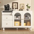 Küche Sideboard Standschrank Kommode Schrank Anrichte Highboard 2 Schubladen