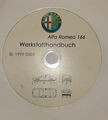 Alfa Romeo 166 Werkstatthandbuch Reparaturanleitung CD  elearn Werkstatt-CD