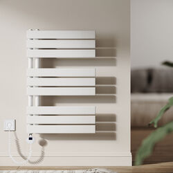 Design Badheizkörper Bad Elektrisch Heizkörper Mit Thermostat Wandheizung Weiß
