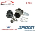 GELENK ANTRIEBSWELLE PAAR SPIDAN 25177 2PCS I FÜR AUDI A3,8PA,8P1,8P7 2L,1.9L