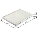 Bosch 1 987 432 405 Filter Innenraumluft für VOLVO LAND ROVER Innenraumfilter