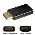 Displayport zu HDMI Adapter DP 1.2 Konverter 4K UltraHD 1080p Audioübertragung