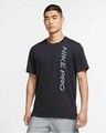 Nike Pro Kurzarm-Shirt Laufshirt Trainingsshirt Herren Schwarz CU4975 010