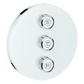 Grohe Grohtherm SmartControl 3-fach Unterputzventil 29152 rund FMS moon white