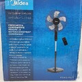 Midea FS40-15FR Standventilator Leise mit Fernbedienung, 3 Geschwindigkeitsstufe