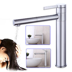 Hoch Waschtischarmatur Wasserhahn Waschbecken Mischbatterie Einhandmischer NEU!