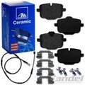 ATE CERAMIC BREMSBELÄGE+WARNKONTAKT HINTEN passend für BMW 5er F11 Touring/Kombi