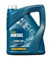 MANNOL DIESEL Motoröl 15W-40 Mineralisch Motorenöl 5 Liter VW 505 00 VW 501 01