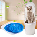 YT-8 Haustier Katze Toilettensitz Trainingssystem Bringen Sie Ihrer Katze bei, die Toilette zu benutzen