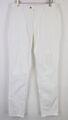 Suitsupply Porto Herren Hose UK36R Weiß Slim Chino Baumwolle Mix Stretch Classic