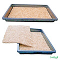 Kleintiertoilette für Kaninchen, Meerschwein u.v.m. Nagermatte, Hemp, Nagerfloor