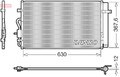 DENSO Kondensator, Klimaanlage DCN20050 für OPEL