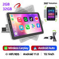2GB+64GB DSP 10.1 Zoll Android 13 Autoradio 1 DIN GPS NAVI CARPLAY OBD2 BT WiFi