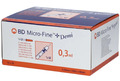 BD Microfine U-100 Insulinspritze 0.3ml 30G 8mm x 30 | Diabetes Behandlung