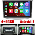 Android 13 Autoradio Carplay GPS 4+64GB für VW Passat B6 B7 CC Magotan 2011-2015