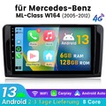 4+64G Für Mercedes ML/GL W164 X164 DAB+ Carplay Android13 Autoradio GPS NAVI KAM